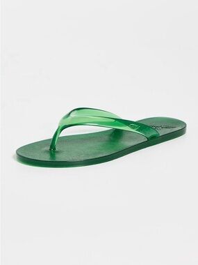 Ancient Greek Sandals Jelly Flip Flops Green 39